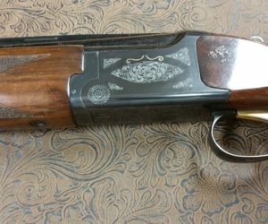 Hand Engraved Browning Citori Gold Inlay by Jeff Loehr
