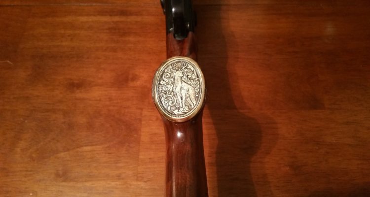 Buck Engraved Remington 742 Woodmaster by Jeff Loehr