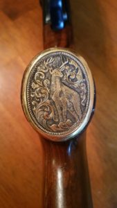 Remington 742 Woodmaster Buck Engraved Grip Cover (3)
