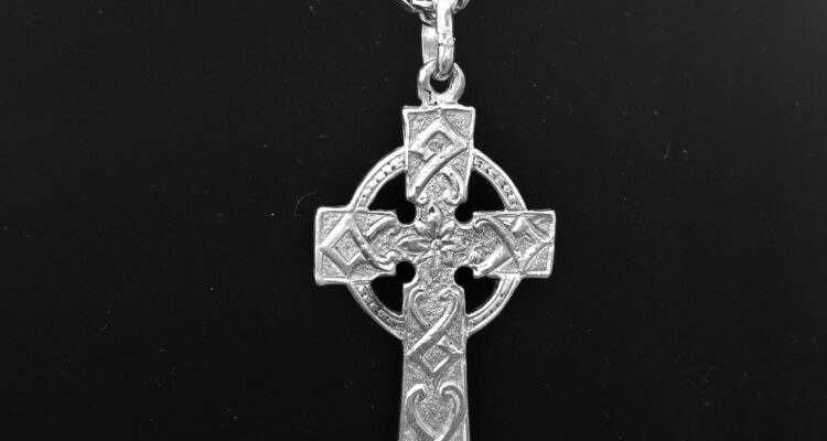 Silver Cross Hand Carved by Jeff Loehr