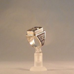 091314 Lemon Quartz Sterling Ring-1